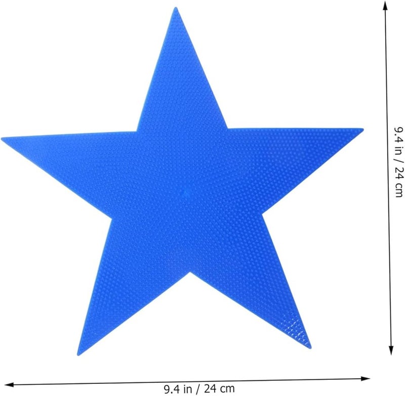 4 قطع من علامات الأرضية الملونة المضادة للانزلاق للتدريب على الرشاقة والتمارين الرياضية وسجاد الفصل الدراسي - Image 5