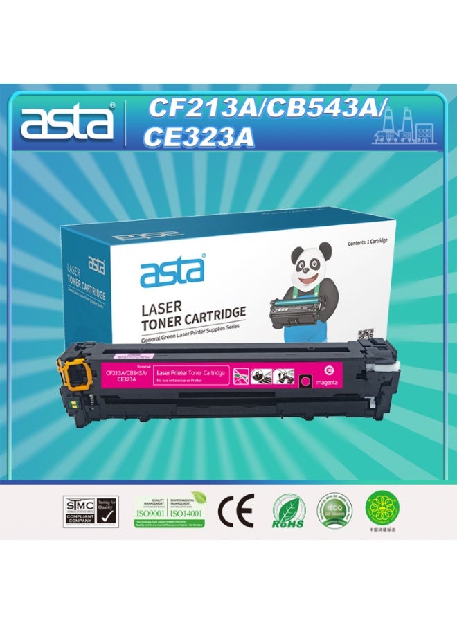 ASTA 1415 Color 128A CE323A CB543A CF213A Uinversal Toner Cartridge Compatible For HP Laser Jet CP1525n CP1525nw CM1415fnw Printer Replacement High Yield Premium Office Print 323 128 A - Image 1