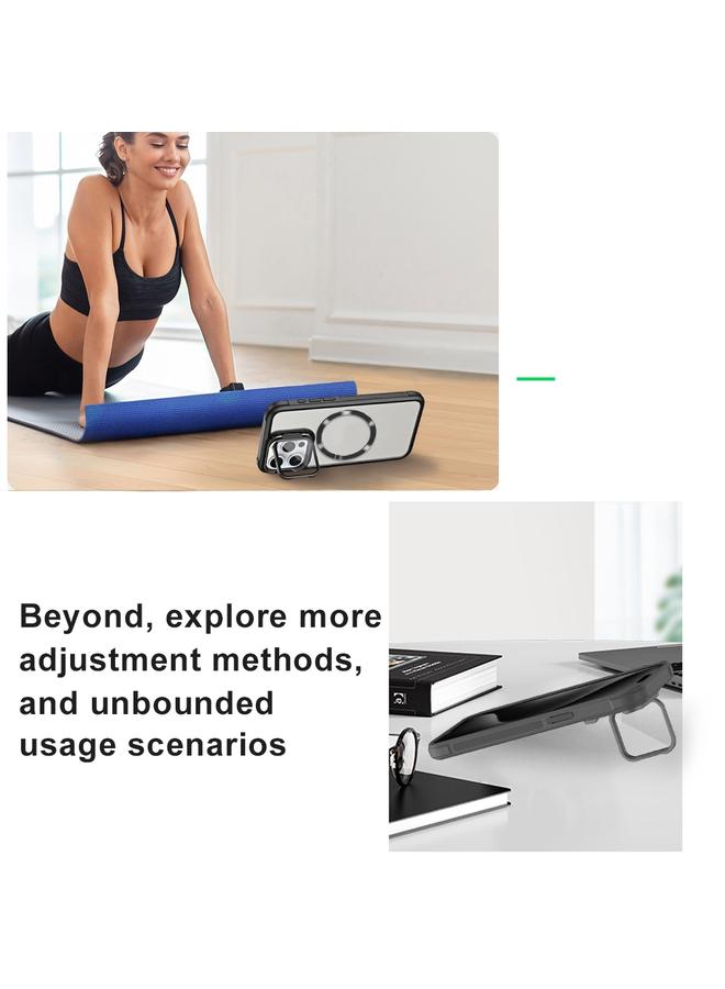 Zaboon Case For iPhone 13 Pro CD-grain Magsafe Acrylic Hybrid TPU Phone Case - Image 5