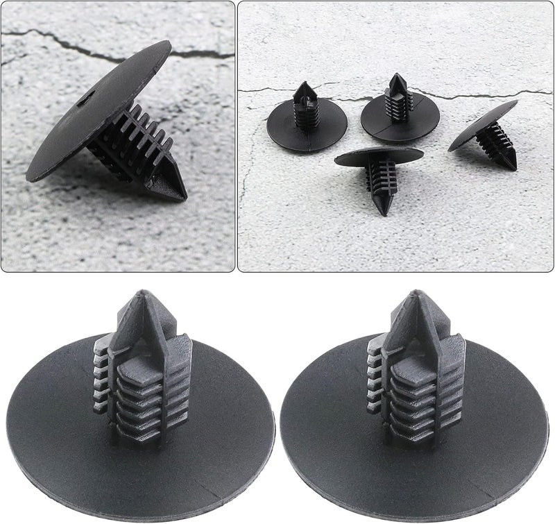 Create idea 50pcs Fender Liner Splash Guard Wheel Arch Lining Trim Panel Fixing Repairing Fastener Rivet Clips Compatible with Renault Cilo MK2 MK3 Scenic MK1 MK2 Megane Traic Black Plastic Easy assemble alternatives - Image 5