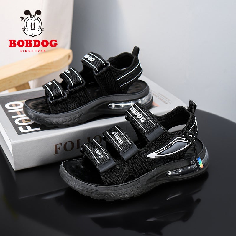 Babu Bean Boys Sandals Children Summer Soft Soles Open Toe Sandals Boys Air Cushion Sports Beach Shoes Entity - Image 3
