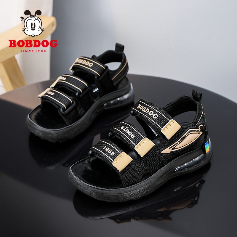 Babu Bean Boys Sandals Children Summer Soft Soles Open Toe Sandals Boys Air Cushion Sports Beach Shoes Entity - Image 2