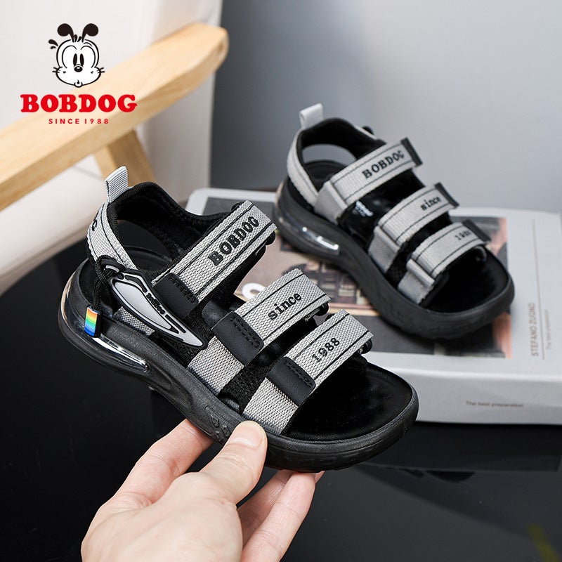 Babu Bean Boys Sandals Children Summer Soft Soles Open Toe Sandals Boys Air Cushion Sports Beach Shoes Entity - Image 4