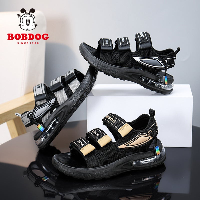 Babu Bean Boys Sandals Children Summer Soft Soles Open Toe Sandals Boys Air Cushion Sports Beach Shoes Entity - Image 5