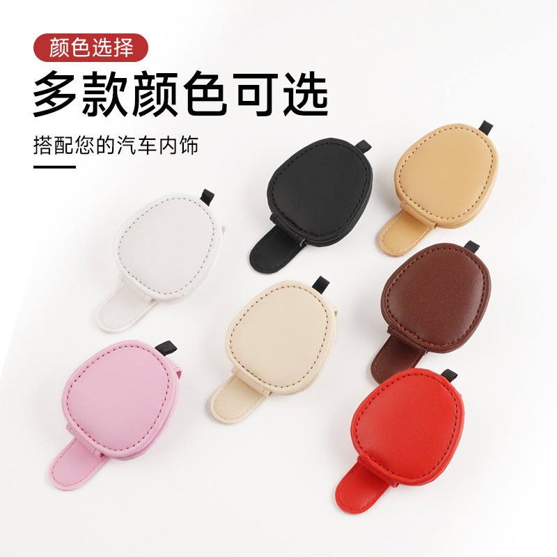 Car Glasses Holder Car Glasses Frame Sun Visor Storage Clip Magnetic Multi-Functional Sunglasses Bill Card - Image 5
