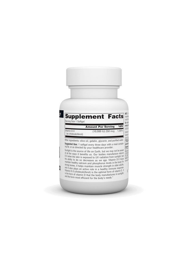 Source Naturals Source Naturals Vitamin D-3, Supports Bone & Immune Health*, 250 mcg (10,000 IU) - 120 Softgels  - Image 2