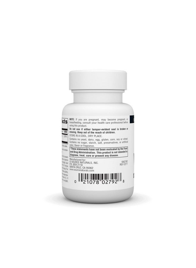 Source Naturals Source Naturals Vitamin D-3, Supports Bone & Immune Health*, 250 mcg (10,000 IU) - 120 Softgels  - Image 3