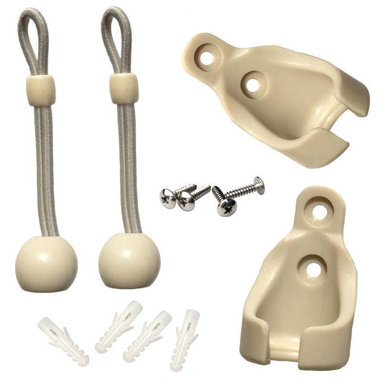 Universal Bungee Kit of Exterior Sun ShadesOutdoorIndoor Roller up BlindsBoth Crank Operated and Cord Pull System is OK Beige