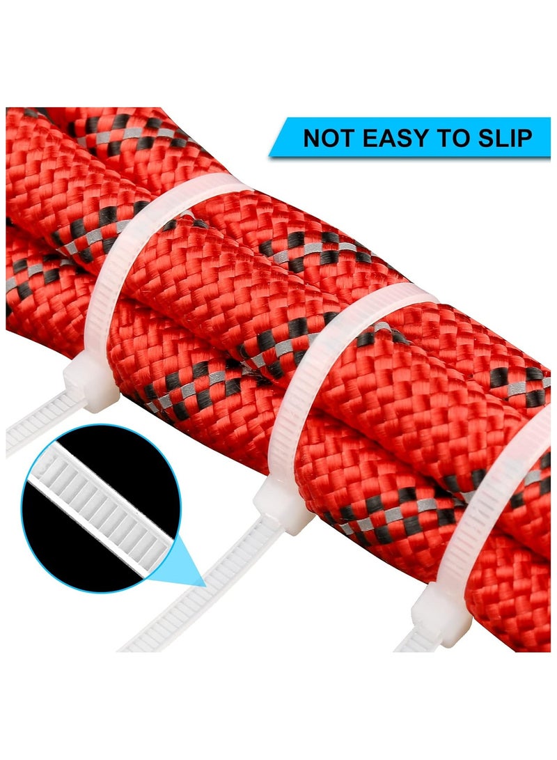 MEKEET Cable Ties 12" Pack of 100 Self-Locking Nylon Zip Ties UV Resistant & Heavy Duty Cable tie for Home, Office, Cable Management and Other... - Image 4