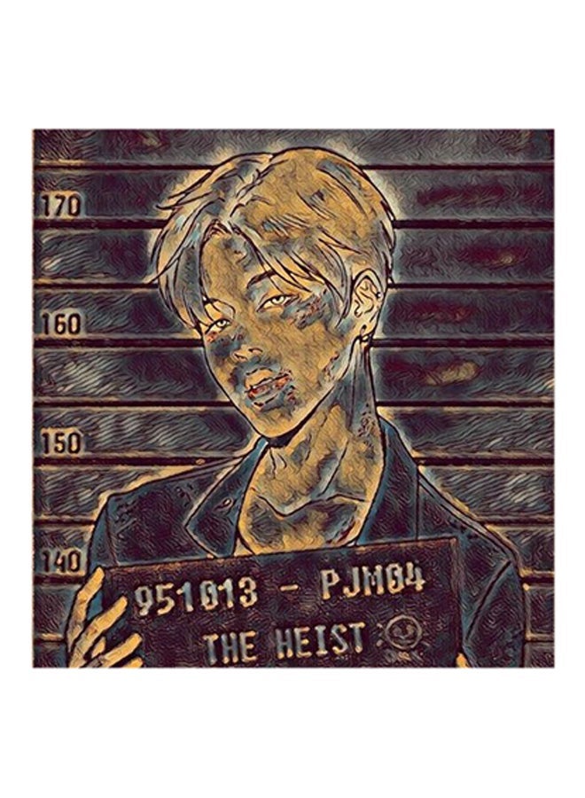 RYN Bts MDF Wall Art Beige/Black - Image 2