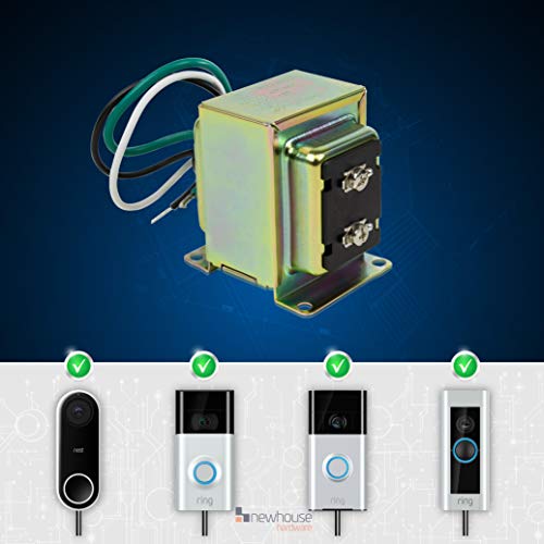 Newhouse Hardware 16V 30VA Door Bell Transformer Compatible with Ring Video Doorbell Pro 30TR, for Wired Chimes - Image 2