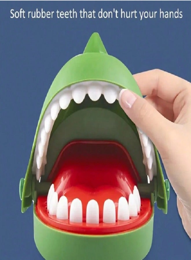 Dinosaur Teeth Toy - Fun Finger Biting Mouth Toy with Interactive Teeth for Kids and Adults (Green) - Image 3