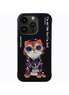 Apple iPhone 13 Pro Max Cute Cat With Original Glasses & Original Chain 3D Embroidery Case - pzsku/Z65FDD9FDA33B3C35350CZ/45/_/1678308896/e445a812-a4e9-4537-9a4c-583ac49f7248