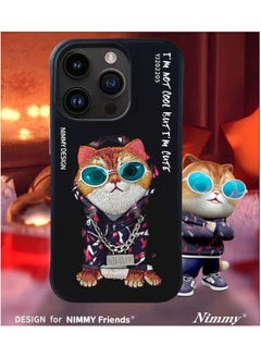 Apple iPhone 13 Pro Max Cute Cat With Original Glasses & Original Chain 3D Embroidery Case - pzsku/Z65FDD9FDA33B3C35350CZ/45/_/1678485935/93b4db67-b166-4b20-90a6-b1aa7346a495