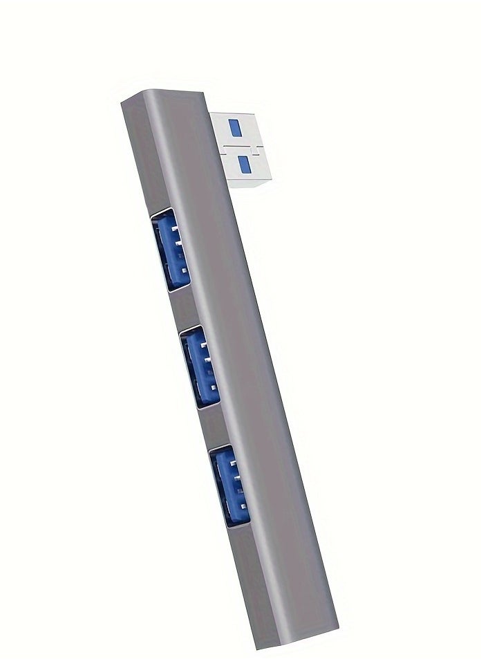 4-Port USB 3.0 Docking Station | Laptop Extender Hub with Electronic Components, Side Plug-in USB  Splitter  - Image 5