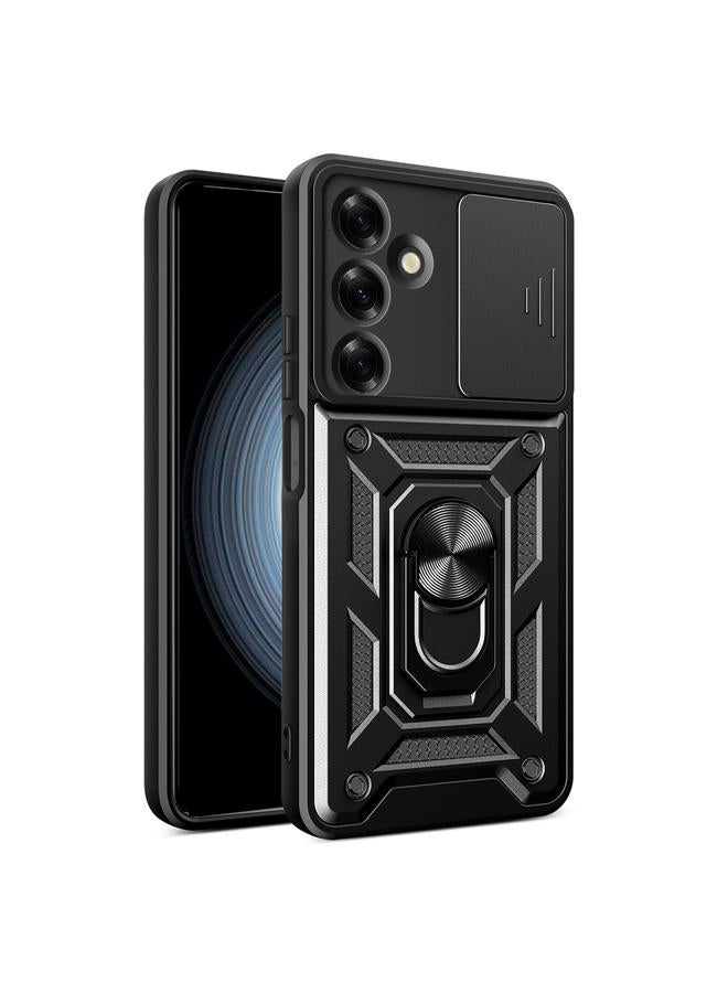 The Bros حافظة لهاتف سامسونج جالاكسي M35 5G بتصميم غطاء كاميرا منزلق TPU+PC