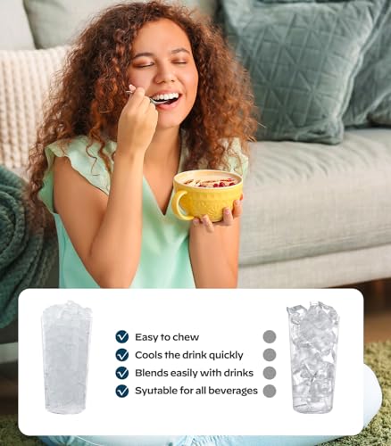 Silonn Nugget Ice Maker Countertop, Silonn Chewable Pellet Ice Machine with Self-Cleanin Function, 33lbs/24H Portable Ice Makers for Home Kitchen Officce, Black - Image 2