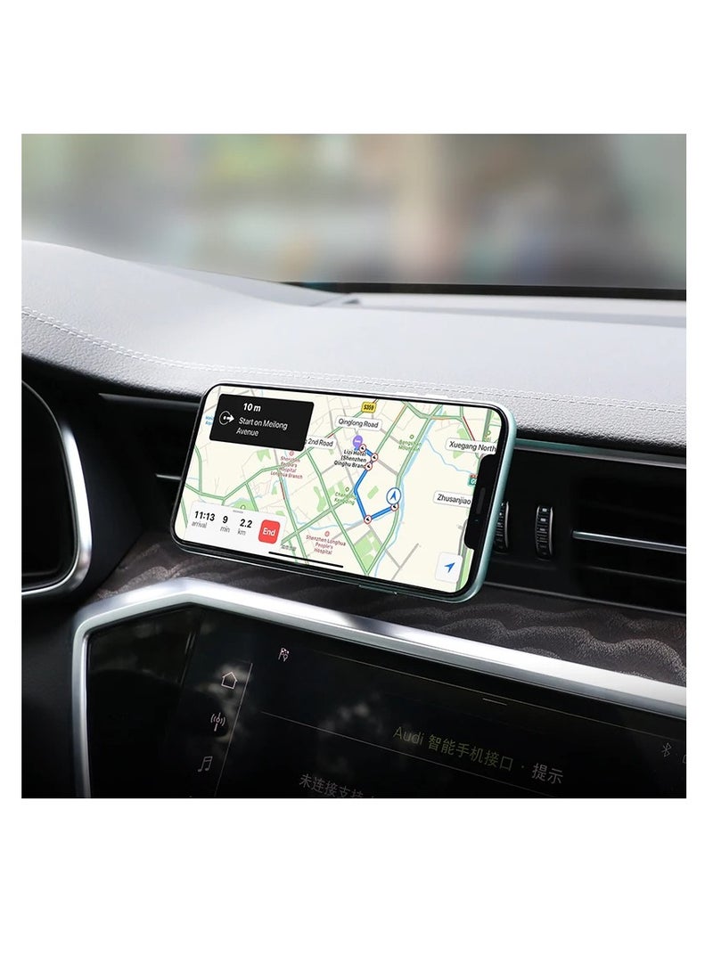 هوكو حامل هاتف السيارة المغناطيسي آيفون 11 12 برو ماكس العالمي منفذ الهواء الملاحة قوس حامل مغناطيسي لسامسونج A51 A71 - Image 4