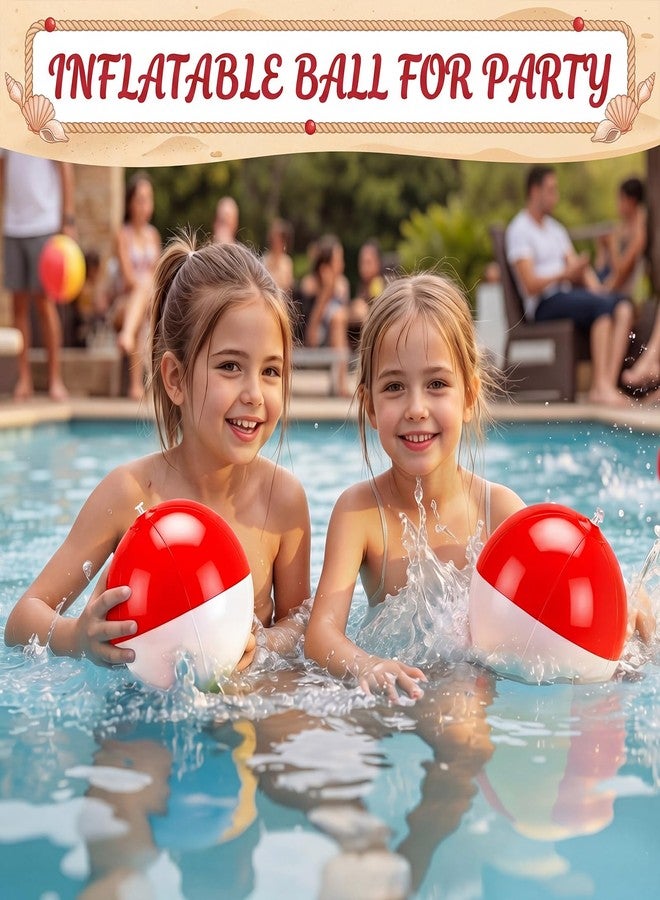 Arrowbash مجموعة كرات شاطئ أنمي من Arrowbash، 4 كرات، تصميم كروي أحمر وأبيض نابض بالحياة، 7.87 بوصة، ألعاب حمام سباحة، كرات مائية قابلة للنفخ للشاطئ، حفلات حمام السباحة، ألعاب صيفية (7.87 بوصة) - Image 5