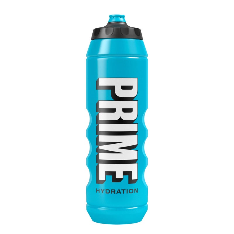 Prime Hydration PRIME 32 oz Blue Squeeze Sports Water Bottle, BPA Free, Dishwasher Safe, Easy-Grip Ergonomic Leakproof Design, Fast Hydration for Gym, Cycling, Running - Image 1