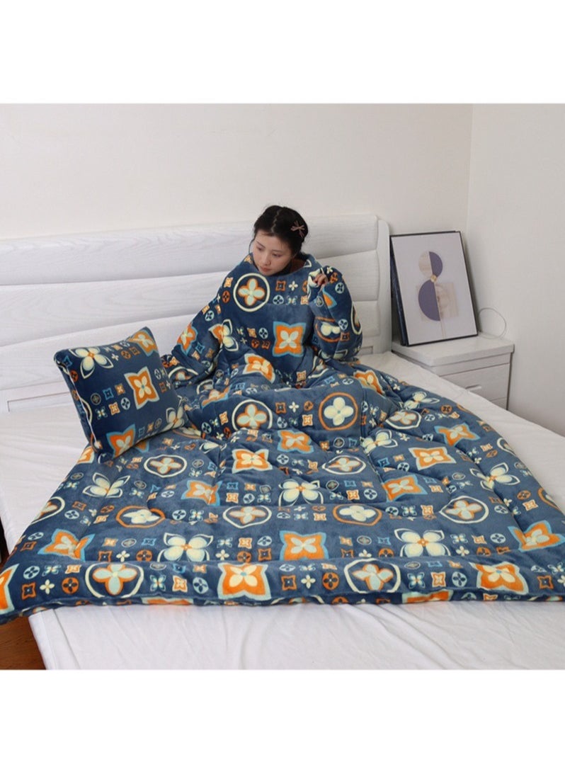 Generic - Multifunctionele Mouwen Luie Quilt(200*150cm) - Image 1