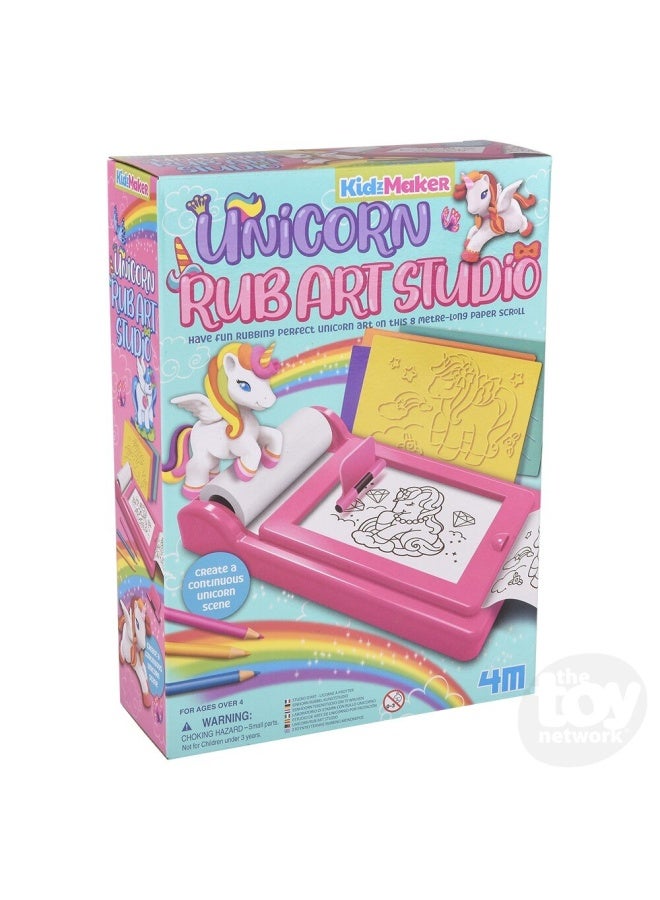 4M KidzMaker Unicorn Rub Art Studio Art Kit - Image 3