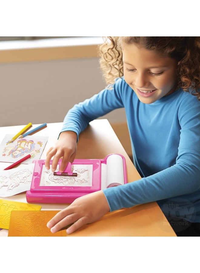 4M KidzMaker Unicorn Rub Art Studio Art Kit - Image 5