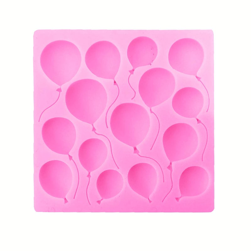 HengKe 2 Pieces Air Balloon Fondant Molds Food Grade Safety Silicon Materials  Chocolate Candy Mold for Party Baby Shower Cake Decorating Sugarcraft  Cupcake Topper Pastry  Polymer Clay  Epoxy Resin - Image 4