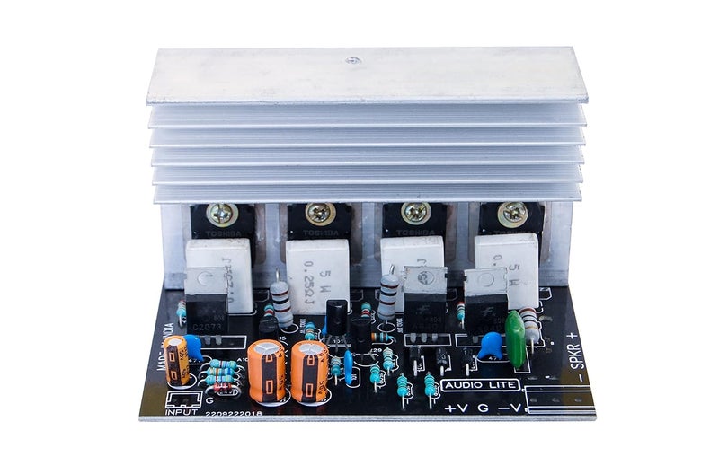 AUDIO LITE 150W Mono Amplifier Board Using 2 Pair of 2SC5198+2SA1941 as Main Output TRANSISTORS. (Complete C-3) - Image 1