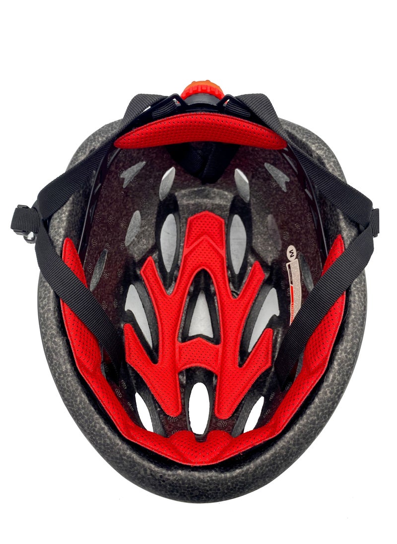 FSPEED - Specialized Bike Helmet With 3 Different Lighting Modes Led Rear Light And Detachable Sun Visor Ce Certificated Mountain Bike Helmet Men Women And Children For Unisex-Adult Large Size Balck - Image 1