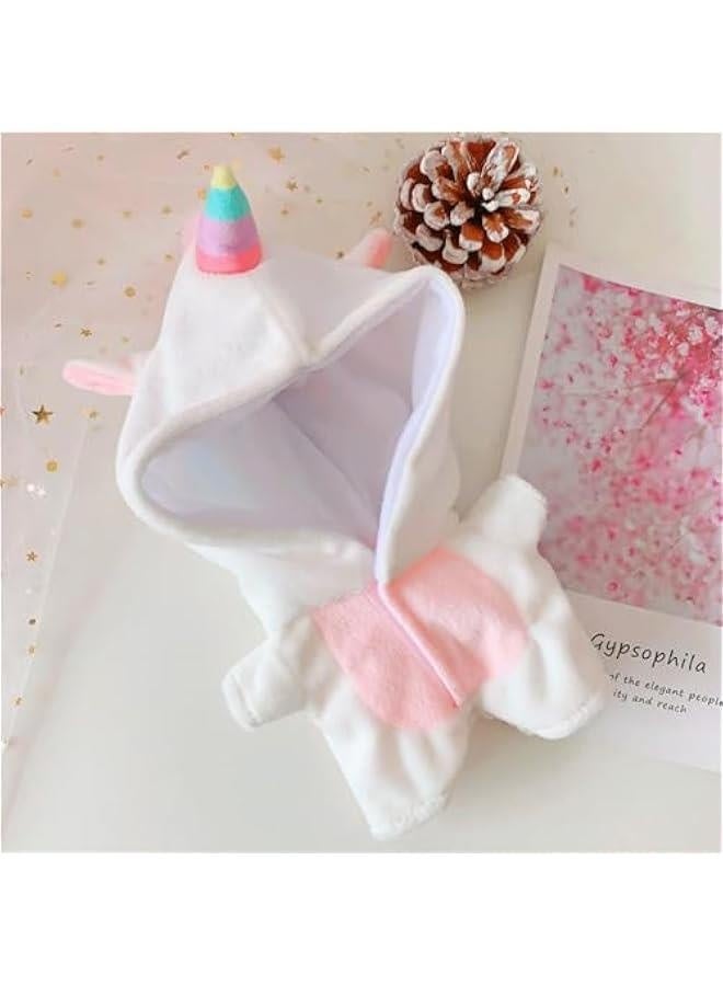 20cm /7.9 Doll Plush Doll's Clothes Animal one-Piece Garment Suit Pajamas Toys Dolls Accessories(Horse) - Image 2