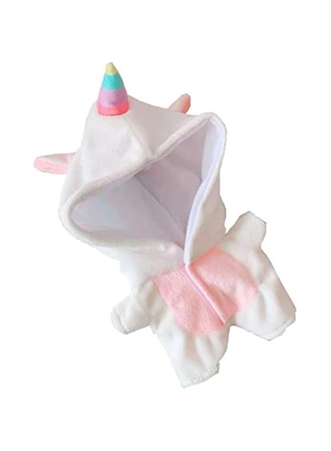 20cm /7.9 Doll Plush Doll's Clothes Animal one-Piece Garment Suit Pajamas Toys Dolls Accessories(Horse) - Image 1