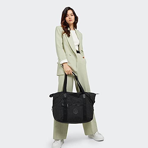 KIPLING KIPLING حقيبة كيبيلينغ آرت متوسطة الحجم، مزخرفة بتوقيع مميز - Image 4