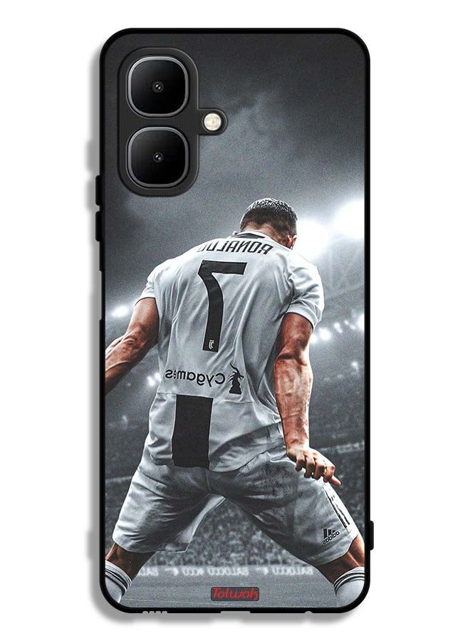Tolwak Infinix Smart 10 Protective Case Cover Cristiano Ronaldo Celebration