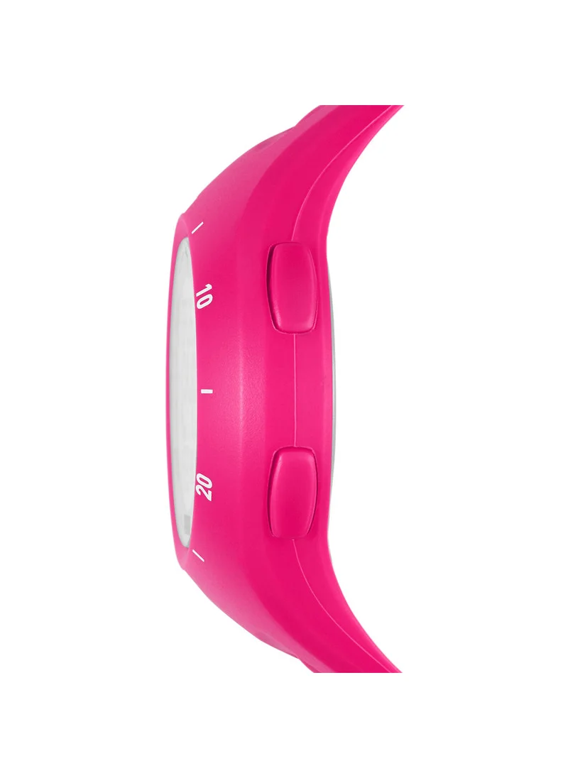 PUMA Unisex Digital Watch With Pink Polyurethane Strap - 3 ATM - PU P6008