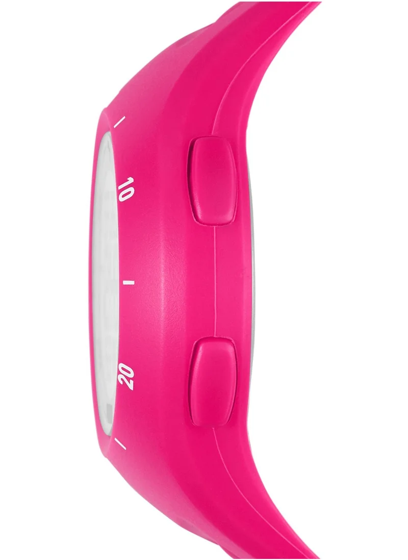 PUMA Unisex Digital Watch With Pink Polyurethane Strap - 3 ATM - PU P6008
