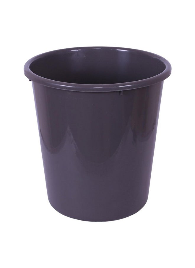 Kuber Industries - Kuber Industries Dustbin | Open Dustbin | Plastic Garbage Dustbin | Dustbin For Kitchen | Dustbin For Bathroom | Office Dustbin | Plain Sada Dustbin | 7 LTR | 066 | Gray - Image 1
