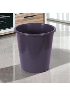Kuber Industries Kuber Industries Dustbin | Open Dustbin | Plastic Garbage Dustbin | Dustbin For Kitchen | Dustbin For Bathroom | Office Dustbin | Plain Sada Dustbin | 7 LTR | 066 | Gray  - Image 2