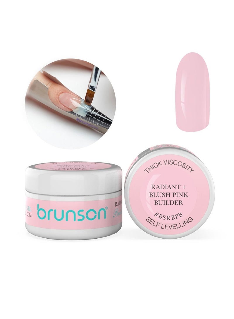 brunson Nail Self Levelling Sculpting Gel Nail extension Camouflage UV LED Sculpting Nail System Gel Manicure Sculpting Gel UV LED Sculpting gel nail builder gel 30ml - Image 1