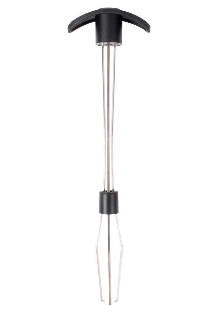 Franmara Cork Retriever 1030 - Stainless Steel Wine Cork Extractor with Black Handle - Image 2