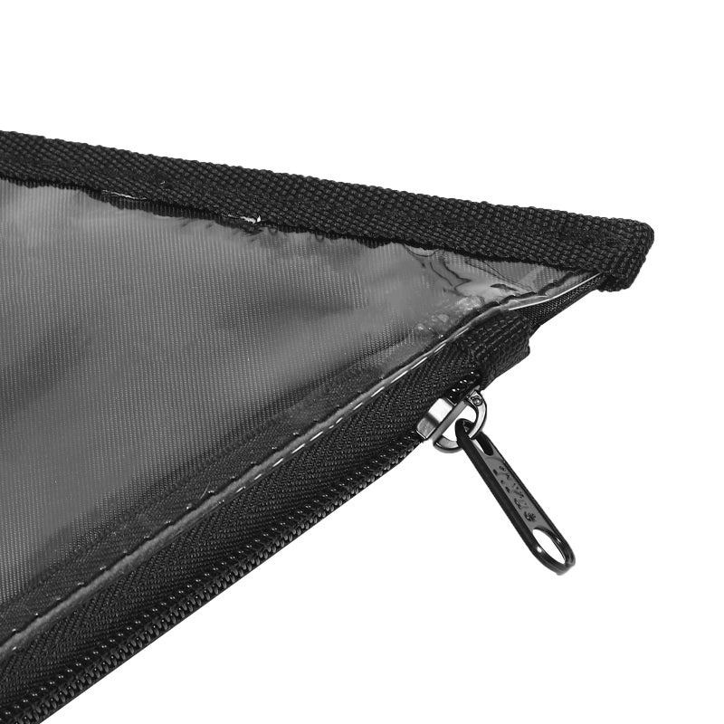 Memorial Flag Display Bag With Zipper: Memorial Day Burial Folded Flags Bags Triangle Holders For Funeral Black - Image 4