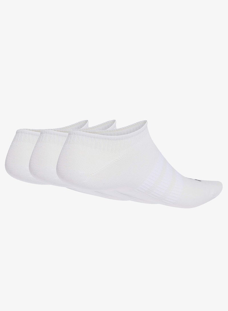 Adidas 3 Pack Essential No Show Socks - Image 2