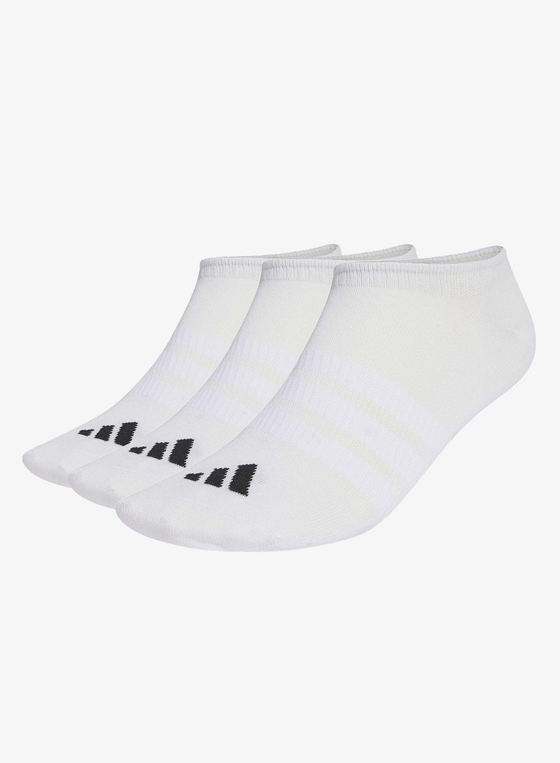 Adidas 3 Pack Essential No Show Socks - Image 1