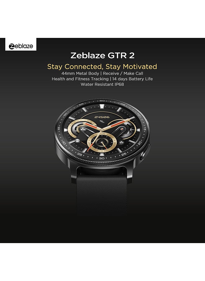 Zeblaze GTR 2 BT Call Smart Watch, 1.28'' Full-Touch Screen, BT5.0, IP68 Waterproof, 14-day Battery Life, 20＋ Exercise Modes, Sleep, Heart Rate, Blood Pressure Monitor, Custom Dial Notification, Call Reminder, Music Control, Compatible with Android iOS  - Image 3
