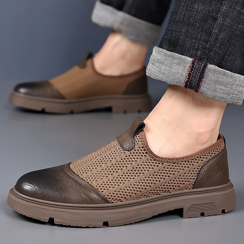 Men'S Shoes Summer Breathable Thin Hollow Mesh Shoes Sandals Casual Mesh Mesh Hole Trendy Shoes Beach Sports Shoes - Image 5