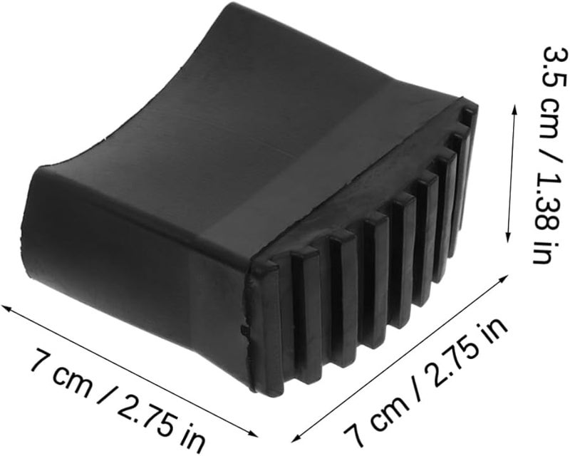 4Pcs Rubber Ladder Feet Covers Non Slip Protective Pads For Folding Step Ladders - Image 3