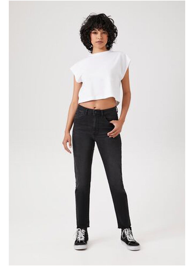 FOREVER 21 High-Rise Mom Skinny Jeans  - Image 4