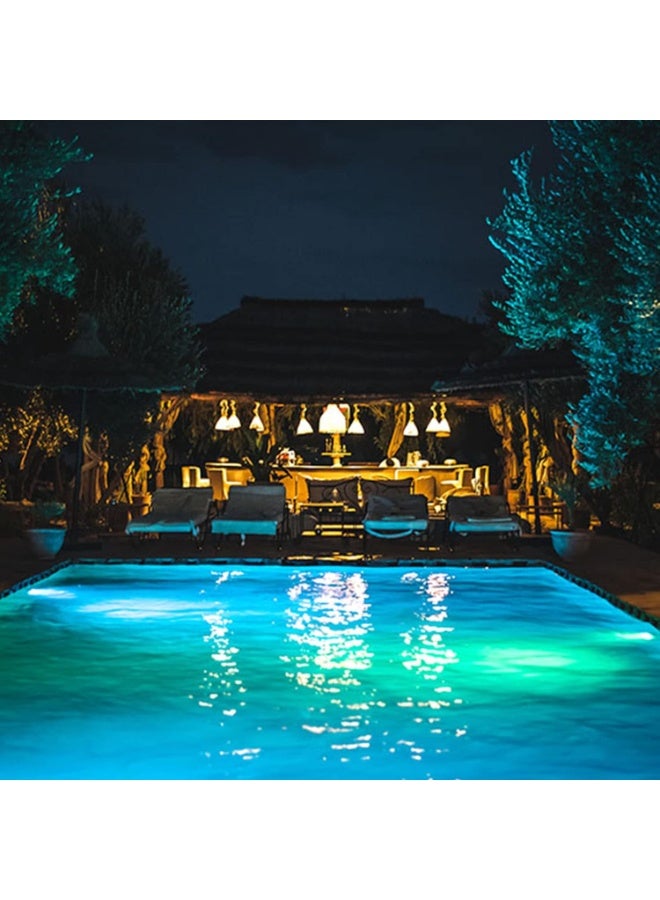 شريط إضاءة LED خارجي مقاوم للماء، شريط إضاءة LED RGB بمعيار IP68 مع جهاز تحكم عن بعد، لفة بطول 5 أمتار، 300 مصباح LED، مناسب لحمامات السباحة، القوارب، أحواض الأسماك، النوافير/الحدائق. - Image 5