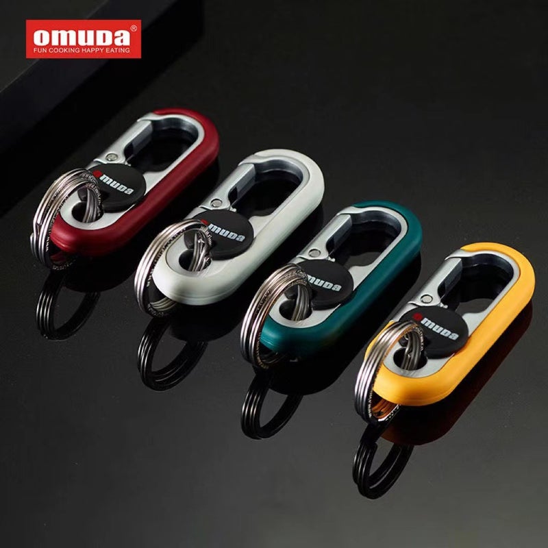 Omeida Creative Car Keychain Waist Hanging Stainless Steel Key Ring 3746 - Image 4