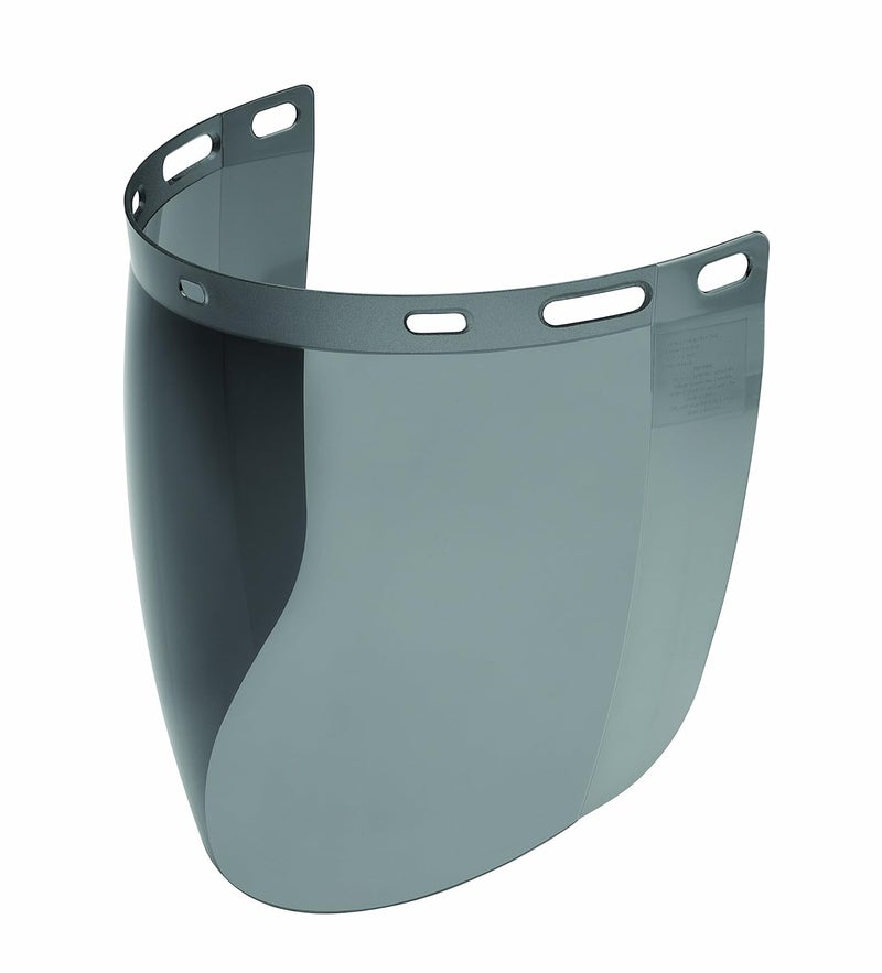 678 Venom Cylindrical Molded Contemporary Replacement Headgear Visor, Gray Lens, 9" x 15.5" x .06"
